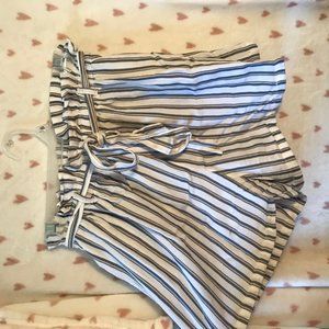 Ultra high rise hollister shorts striped